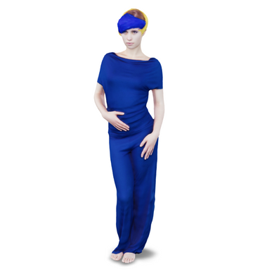 Blue girl
